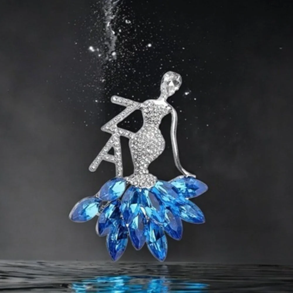 Zeta‎ Amicae Brooch Lady Pin